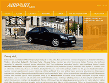 Tablet Screenshot of airporttaxi.sk